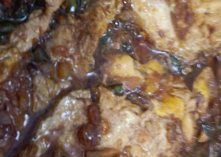 Resep Baru Telur kecap pedas Praktis Enak