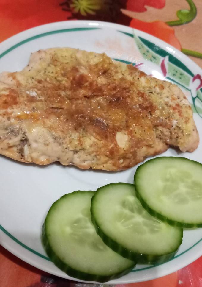 Куриное филе с горчицей и паприкой