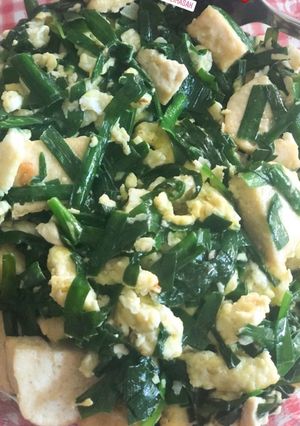 Foto resep Orak arik kucai telor tahu