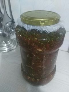 عکسی از دستور ترشی بامجان و گوجه