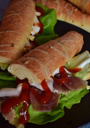 A picture of Homemade bread sticks.