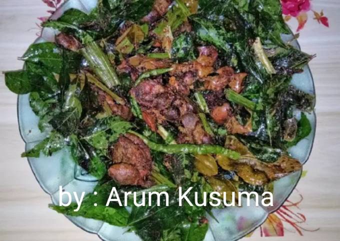 Ampela-Hati Ayam Daun Kari (Bumbu Ayam Tangkap)