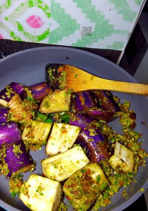 Foto resep Pecak terong unggu teri asin