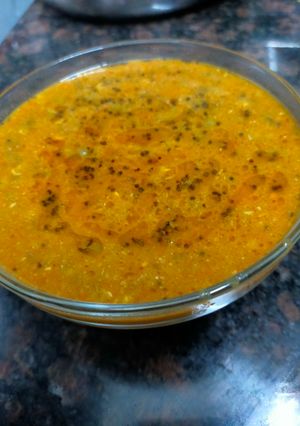 A picture of Khatta (Sour) Mung Beans Curry.