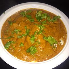 A picture of Soya chaap masala.