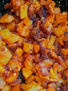 عکسی از دستور مخلوط سیب زمینی به روش خودم