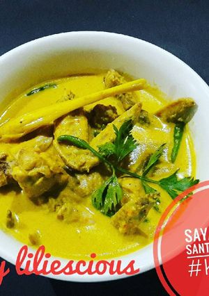 Foto resep Sayap ayam santan kuning #keto