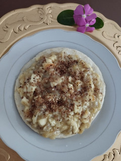 Una foto de Arepa Ocañera rellena con banano