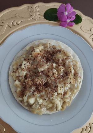 Una foto de Arepa Ocañera rellena con banano