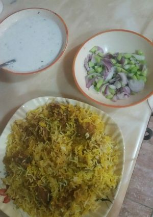 A picture of Chicken Biryani #Kokab&Cookpad.