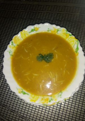 صورة لوصفة شوربة عدس