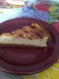 Cheesecake con mermelada de fresa