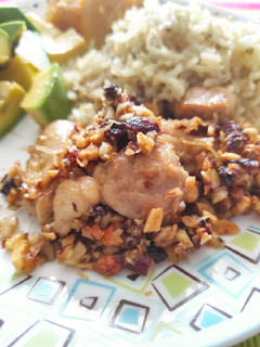 Una foto de Pollo en frutos secos