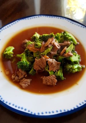 Foto resep Cah brokoli daging