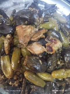 صورة لوصفة محاشي ورق دوالي وكوسا وبيتنجان☘️ 🍆🧄🍋