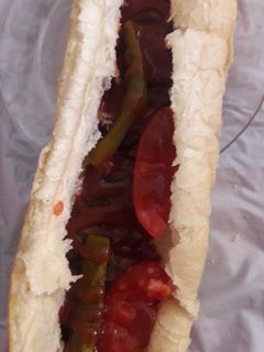 عکسی از دستور همبرگر