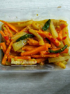 Foto resep Acar kuning wortel timun
