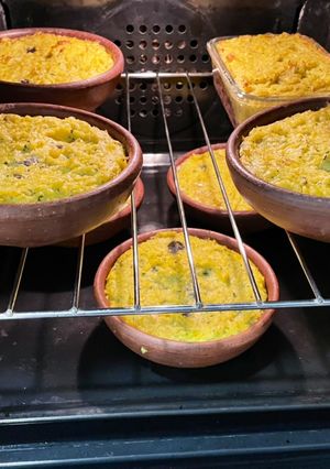 Una foto de Pastel de choclos