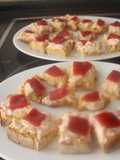 Bocaditos de ensaladilla de bogavante