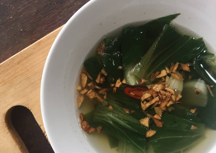 Resep Sayur Bening Pokcoy/Bhokcoy Anti Gagal