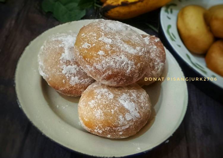 Langkah Mudah untuk Membuat Donat pisang, Sempurna