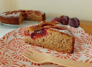 Foto di Torta di grano saraceno e prugne