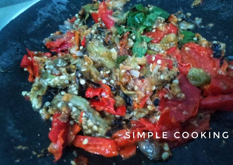 Sambel terong Pedas Mantap