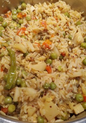 A picture of Multigrain khichdi.