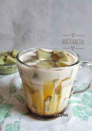 Foto resep Matcha cin (Matcha cincau)