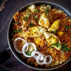 A picture of Anda Biryani New style.