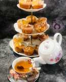 Muffin sữa chua, hạnh nhân