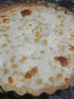 Una foto de Tarta de salsa blanca y choclo