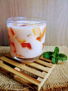 Foto resep Es Jelly Mangga Susu