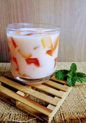 Foto resep Es Jelly Mangga Susu