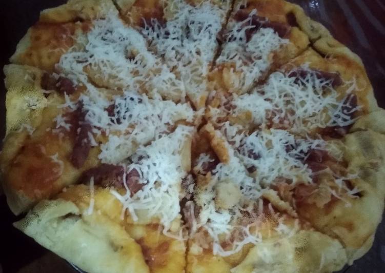 Resep Pizza teflon cantik, Bisa Manjain Lidah