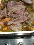 Plateada al horno con verduras