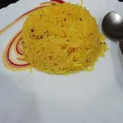 A picture of Turmeric Rice.