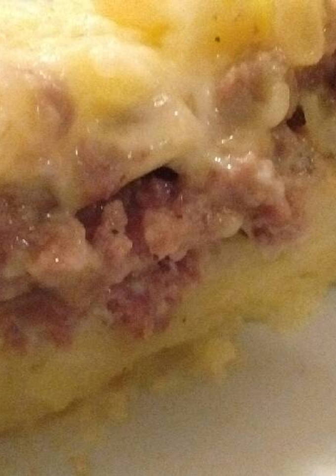 Una foto de Pastel de papa y carne (mortal)