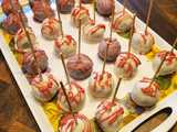 white chocolate cake pops
