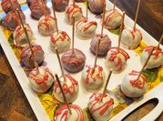 A picture of recipes using creamy almond cake mix