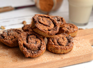 Paleo fahéjas csigák recept fotója