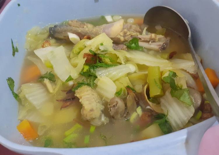 Resep Sup Ayam Kampung Sederhana, Lezat