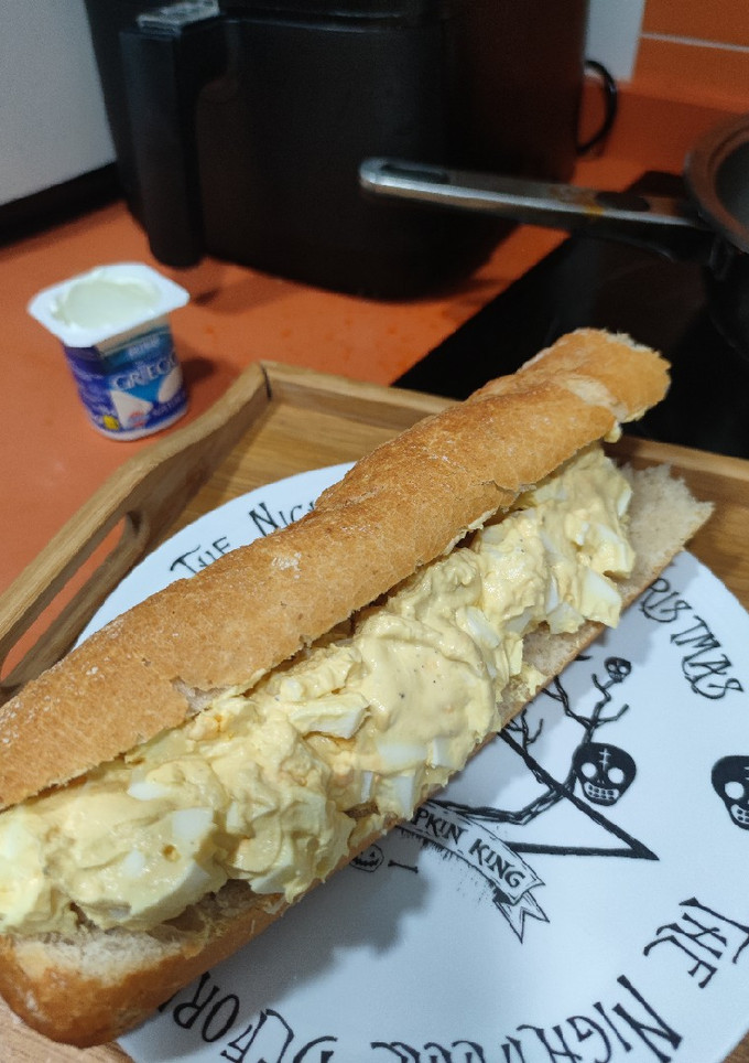 Una foto de Bocadillo de huevo
