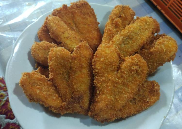 Mudah Cepat Memasak Pisang goreng kipas crispy Lezat Mantap