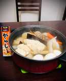 Sopa tipo Oden japonés ODEN o CANTODAQUI🇺🇾🇯🇵関東炊き（関西風おでん🍢）