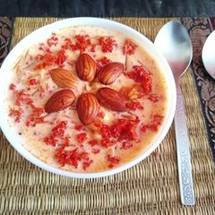 A picture of Carrot and vermicelli sewai payesam.