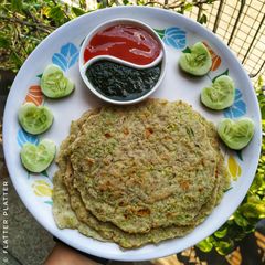 A picture of Chawal kheera Cheela.