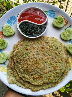 A picture of Chawal kheera Cheela.