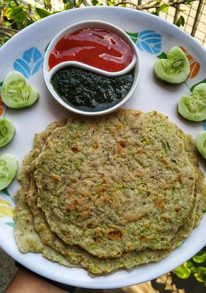 A picture of Chawal kheera Cheela.