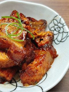 Hình của món Thịt chay kho xì dầu.